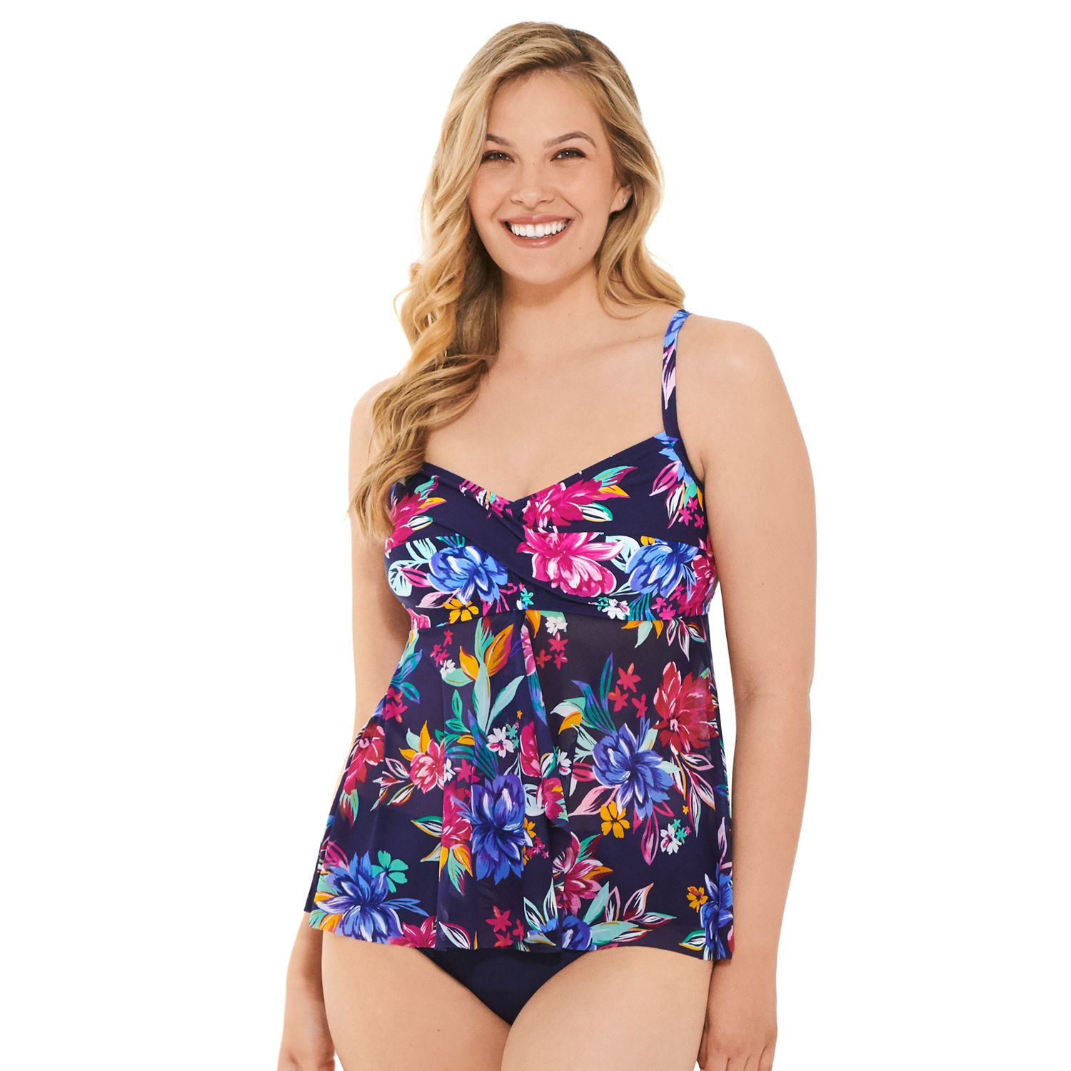 kohls flyaway tankini