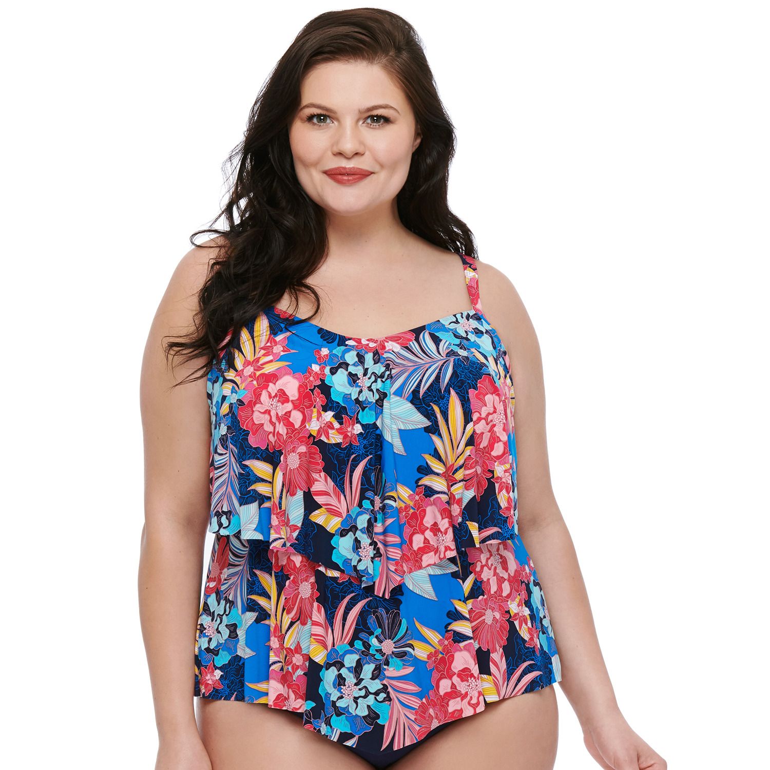 kohls womens bathing suits plus size