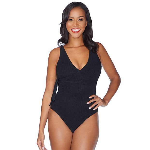 Women s Apt. 9 Faux Wrap One Piece Swimsuit