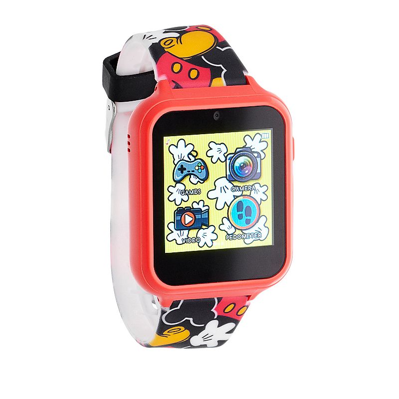 Disney's Mickey Mouse Kids' Interactive Touchscreen Smart Watch, Red
