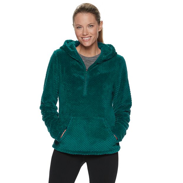 Women s Tek Gear Plush Fleece Half Zip Top