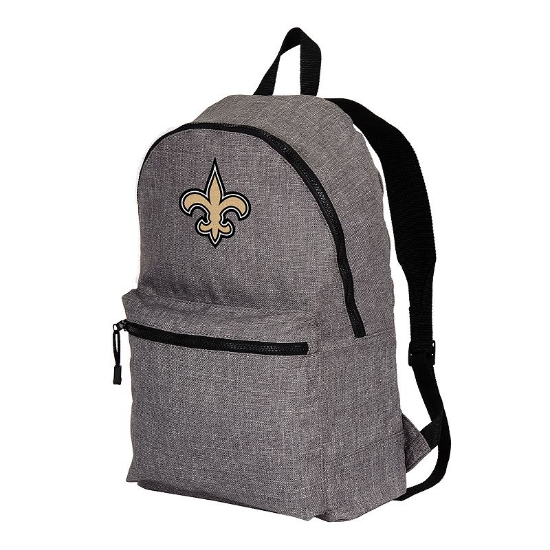 NFL Saints Tandem Backpack Heathered Gray