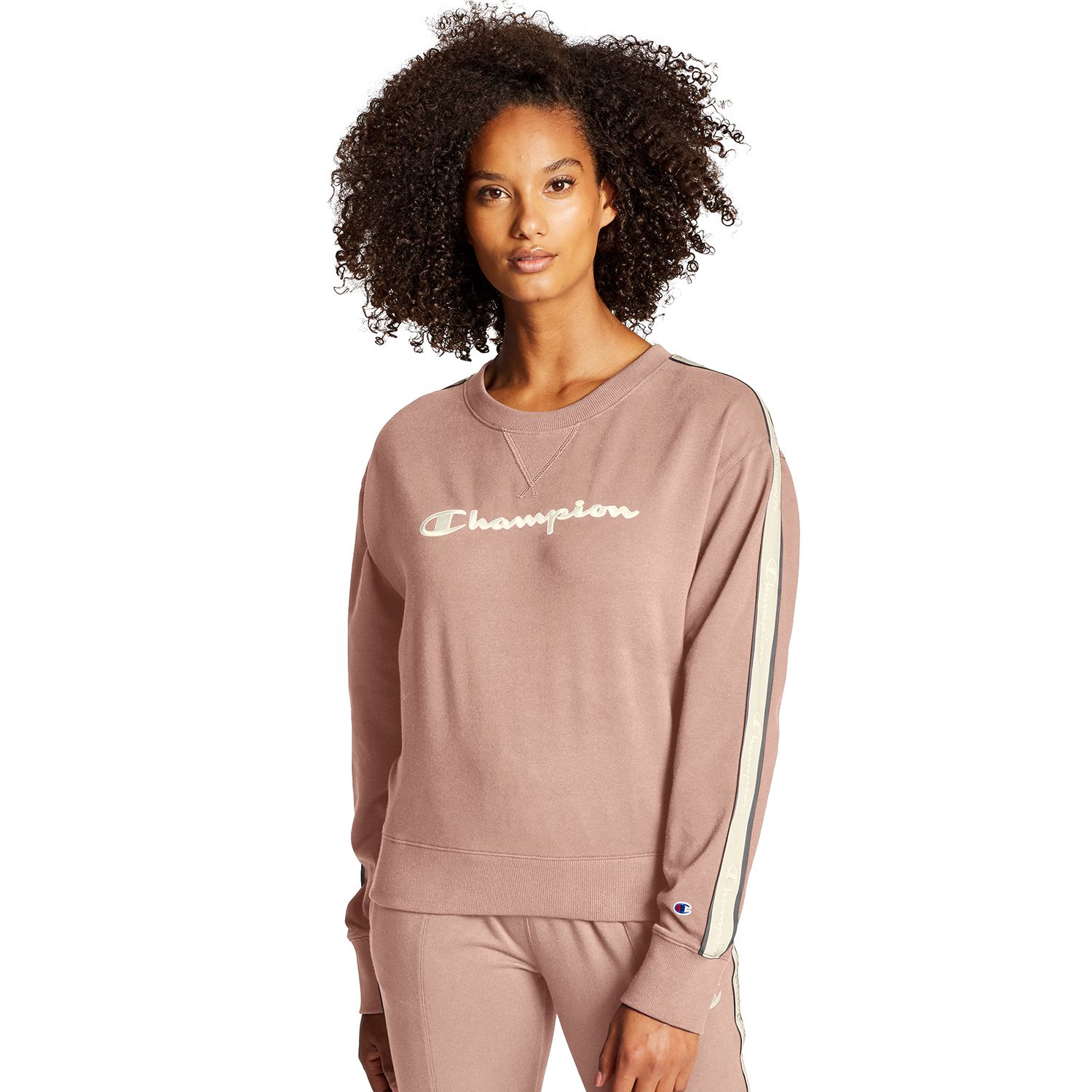 pink champion sweatsuit womens