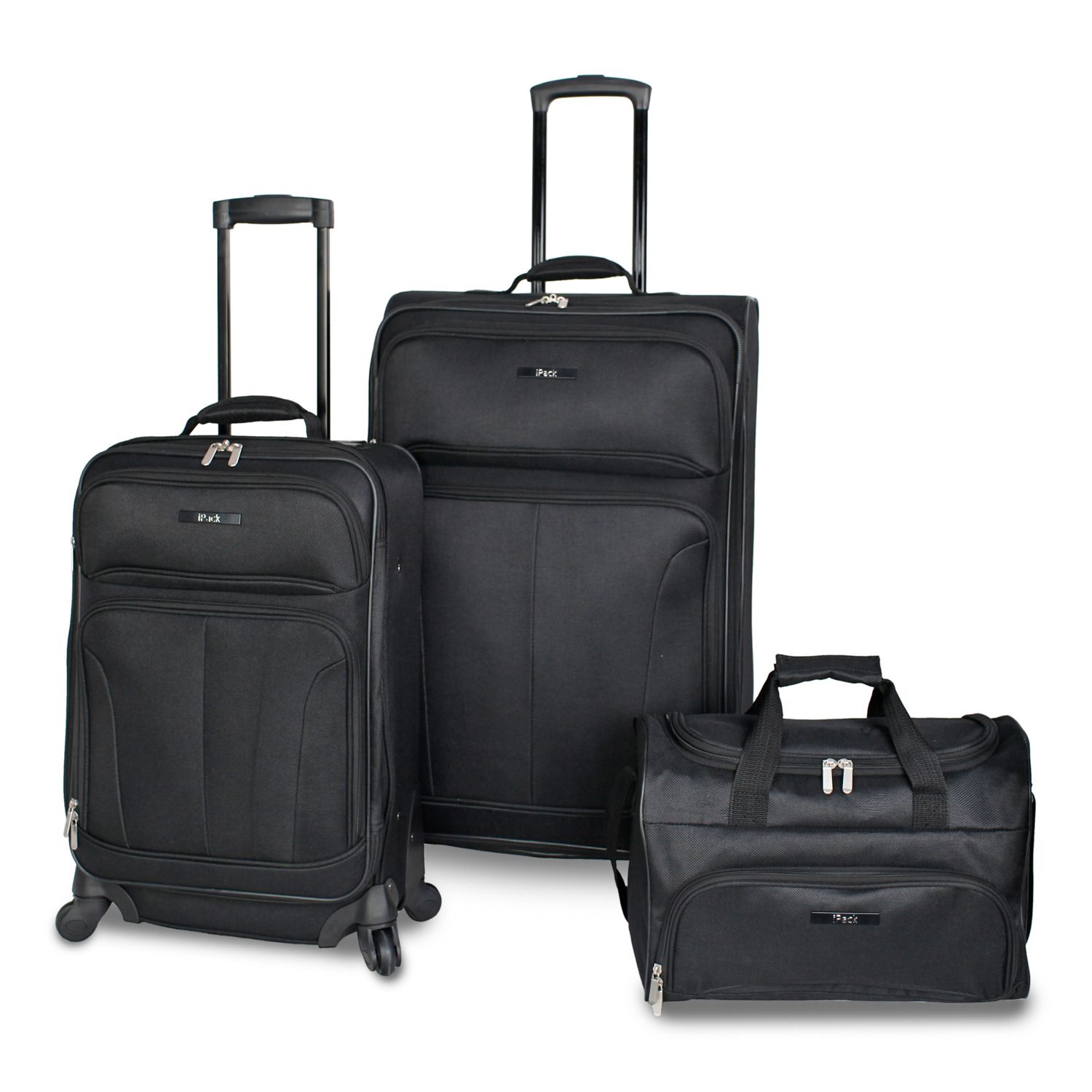 leisure voyager 3 piece luggage set