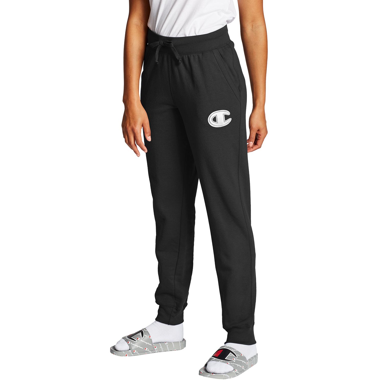 Champion® Powerblend Applique Jogger Pants