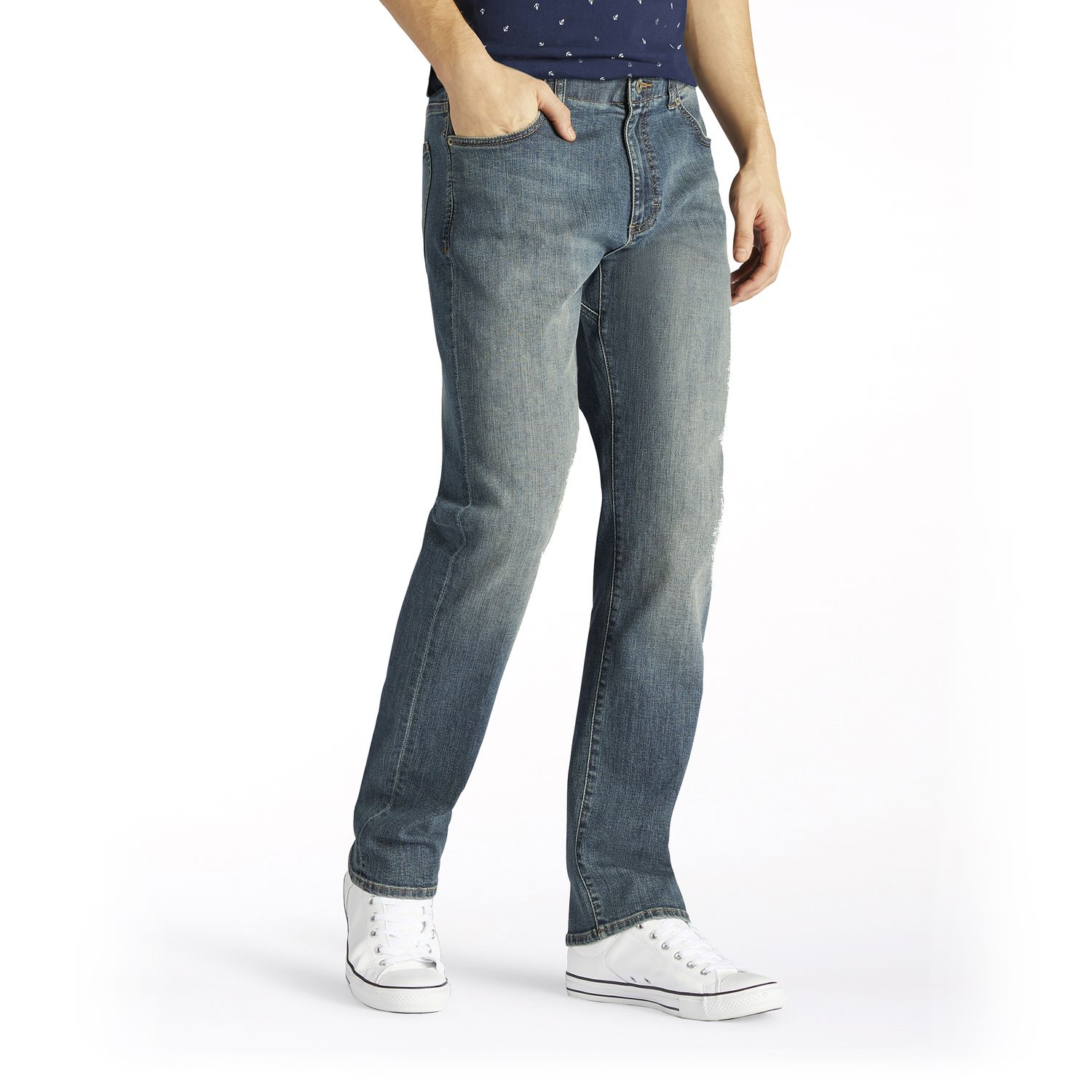 lee regular fit tapered leg jeans