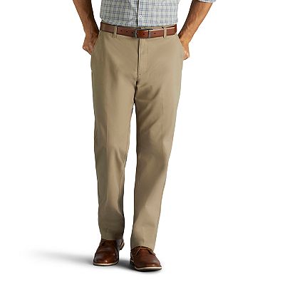 Lee Men's Big & Tall Extreme Motion Flat Front Relaxed Taper Pant