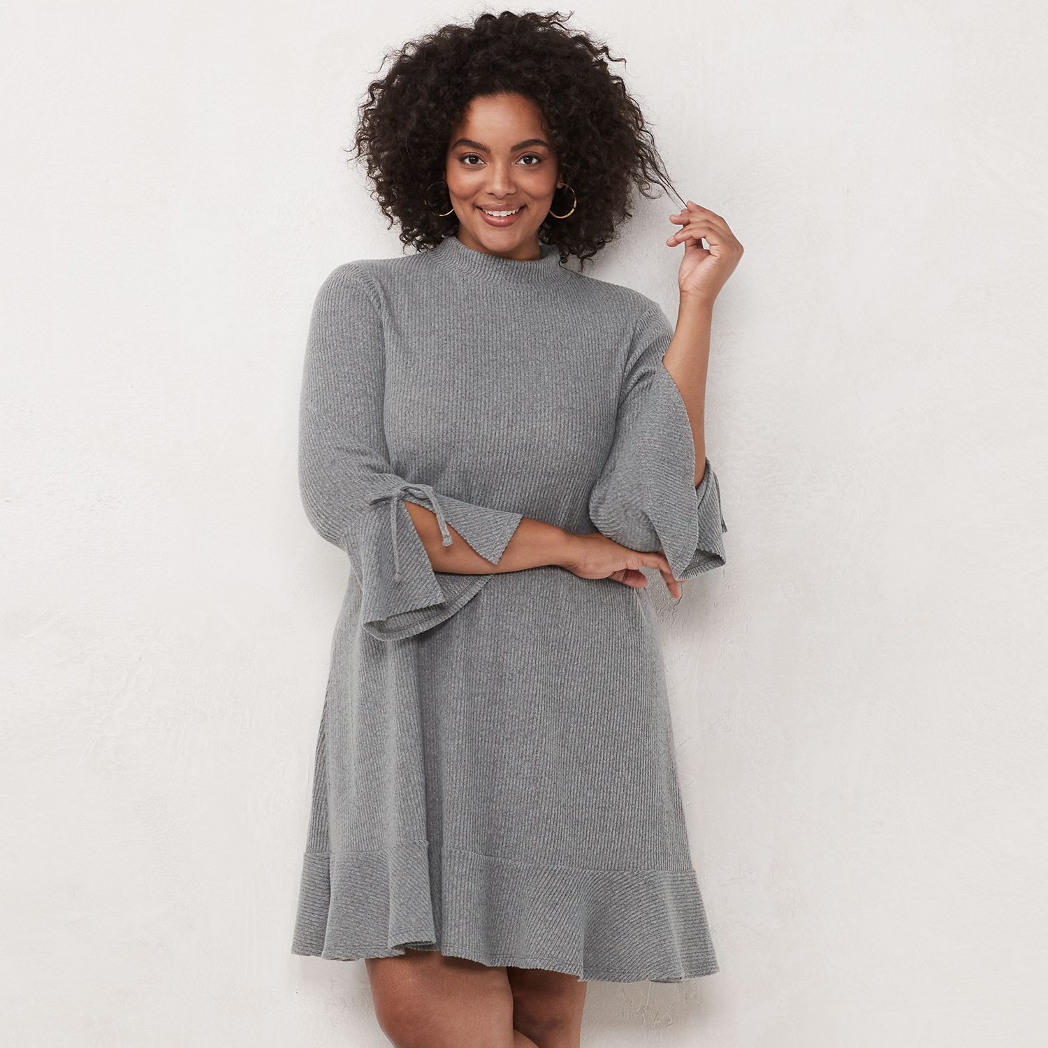 kohls bell sleeve dress