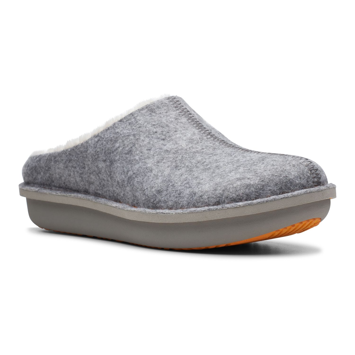 clarks suede scuff slipper