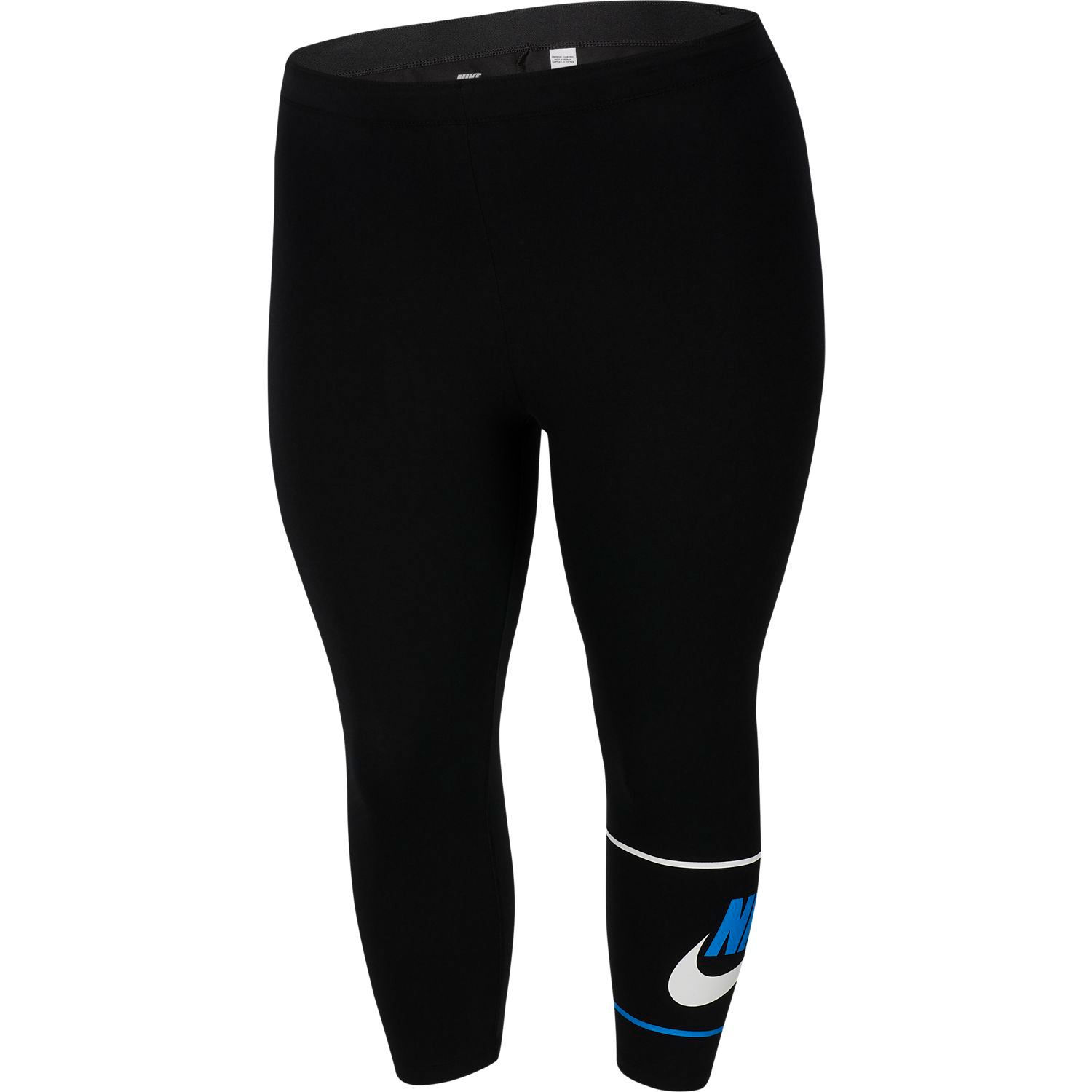 plus size nike graphic capri leggings