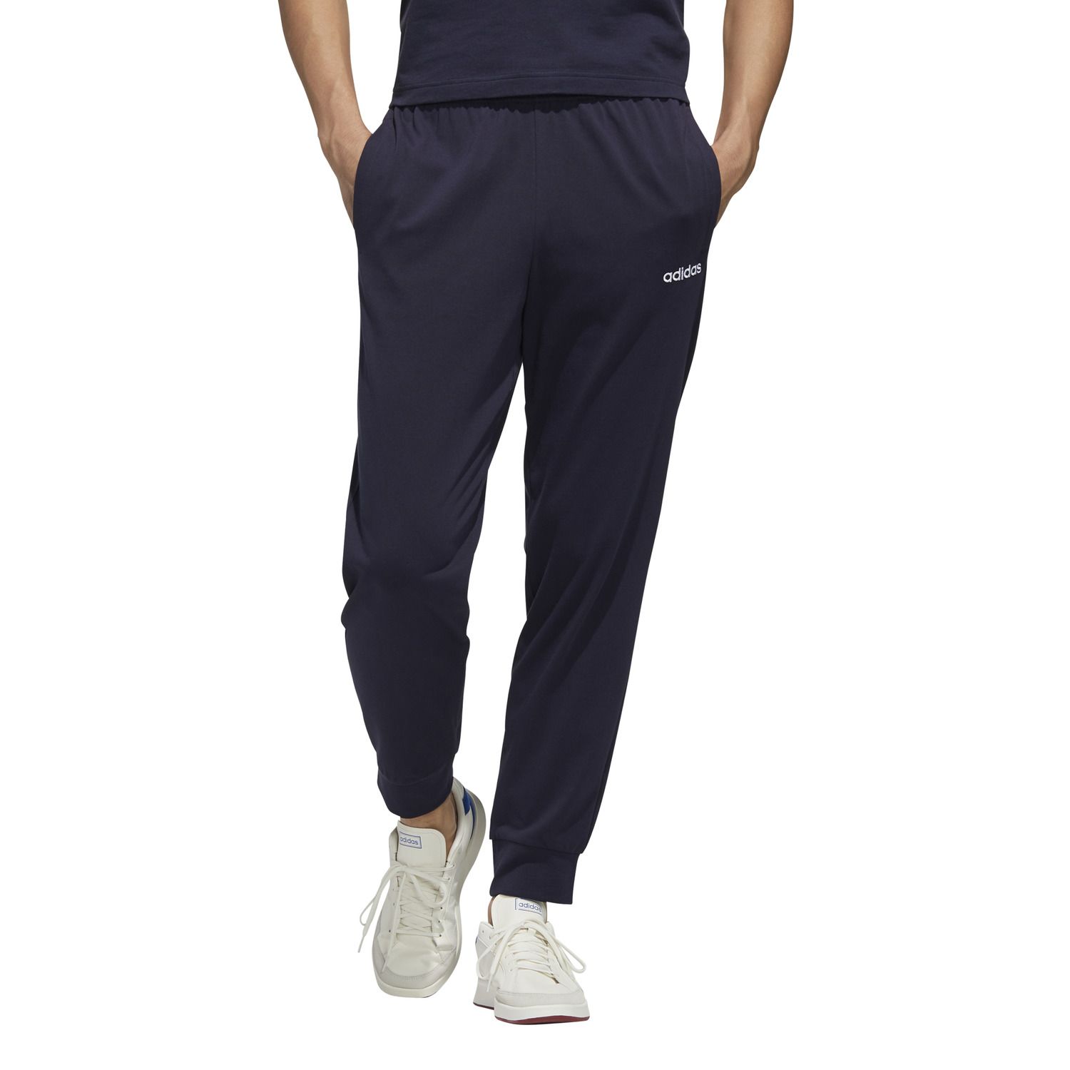 adidas men's essential jersey pants