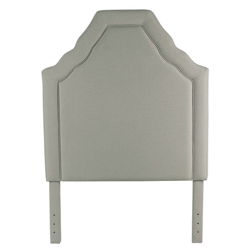 HomePop Twin Upholstered Headboard, Grey