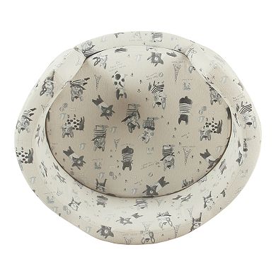 HomePop Pet Bed - French Bulldog Print