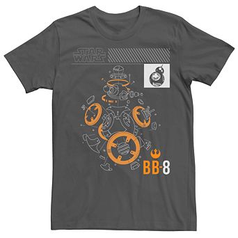 Men's Star Wars BB-8 Blueprints Tee