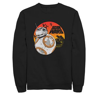 Men's Star Wars BB-8 Vintage Style Logo Fleece
