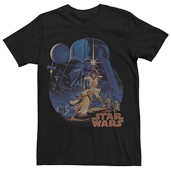 Men's Star Wars Retro Poster Tee