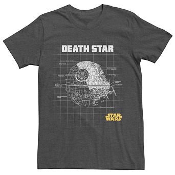 Men's Star Wars Death Star Blueprint Tee