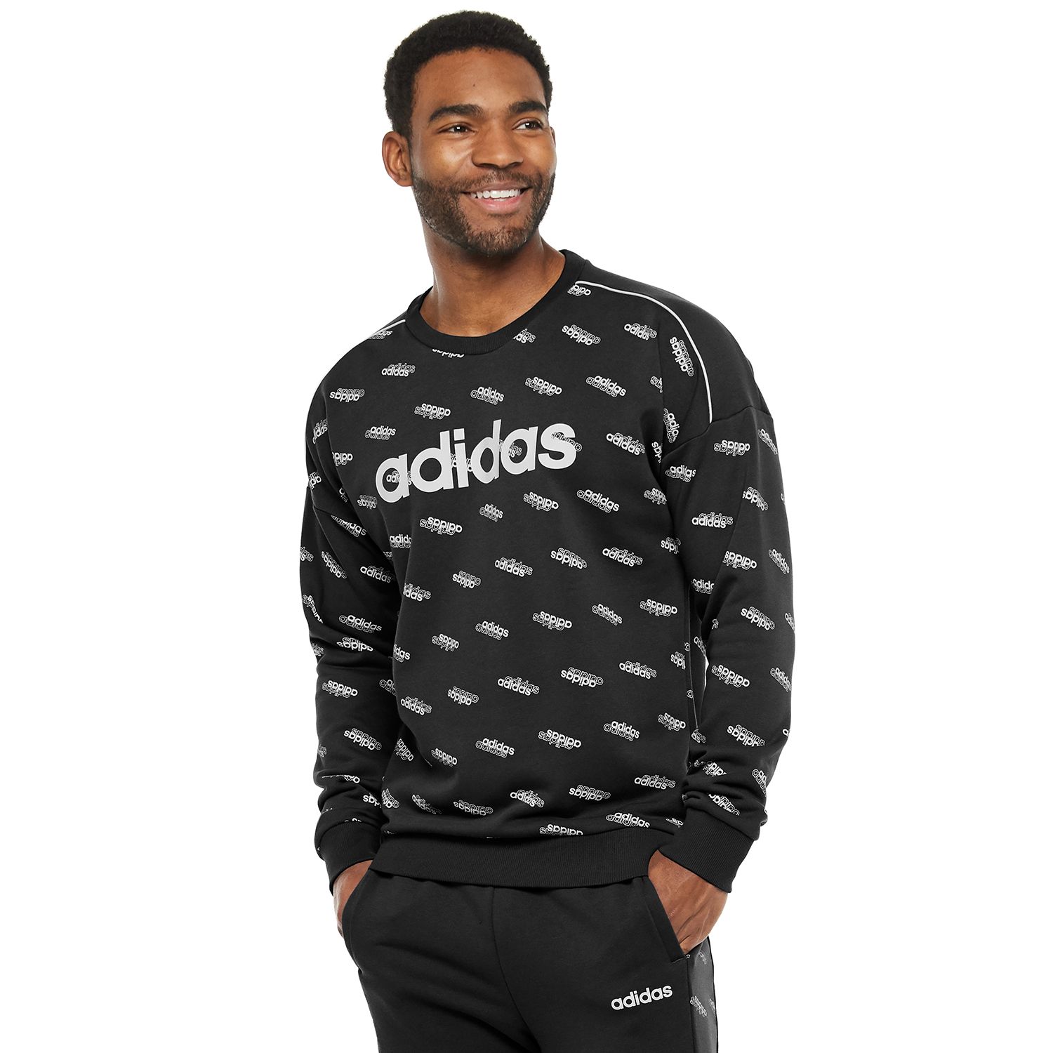 adidas all over print sweatshirt