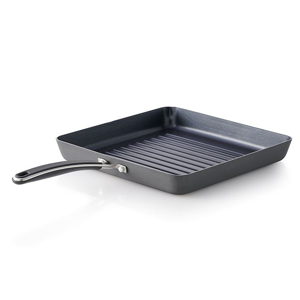 Nonstick Grill Pan, Ecowin 10 Inch Deep Square Griddle Pan for