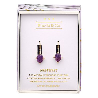 Rhode & Co. Oval Drop Earrings
