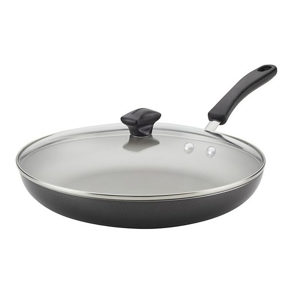 Farberware® Cookstart Aluminum DiamondMax Nonstick Covered Skillet - Pewter