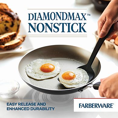 Farberware Cookstart Aluminum DiamondMax Nonstick 2-pc. Skillet Set