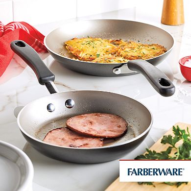 Farberware Cookstart Aluminum DiamondMax Nonstick 2-pc. Skillet Set