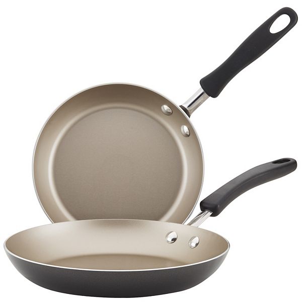 Farberware® Cookstart Aluminum DiamondMax Nonstick 2-pc. Skillet Set - Pewter