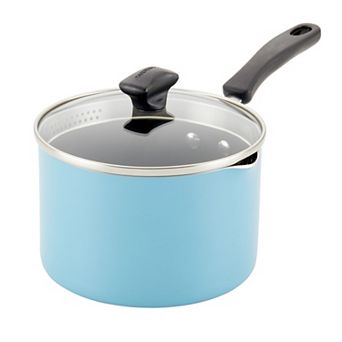 Farberware® Cookstart 3-qt Aluminum DiamondMax Nonstick Straining Saucepan