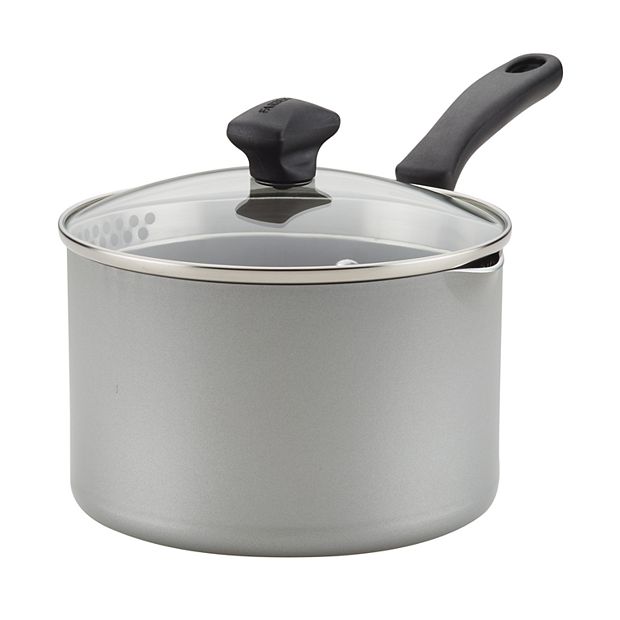 Farberware Aluminum 6-Quart Nonstick Straining Saucepot