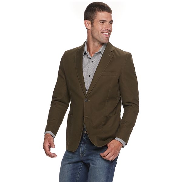 Men's Sonoma Goods For Life® Stretch Hopsack Washed Sport Coat