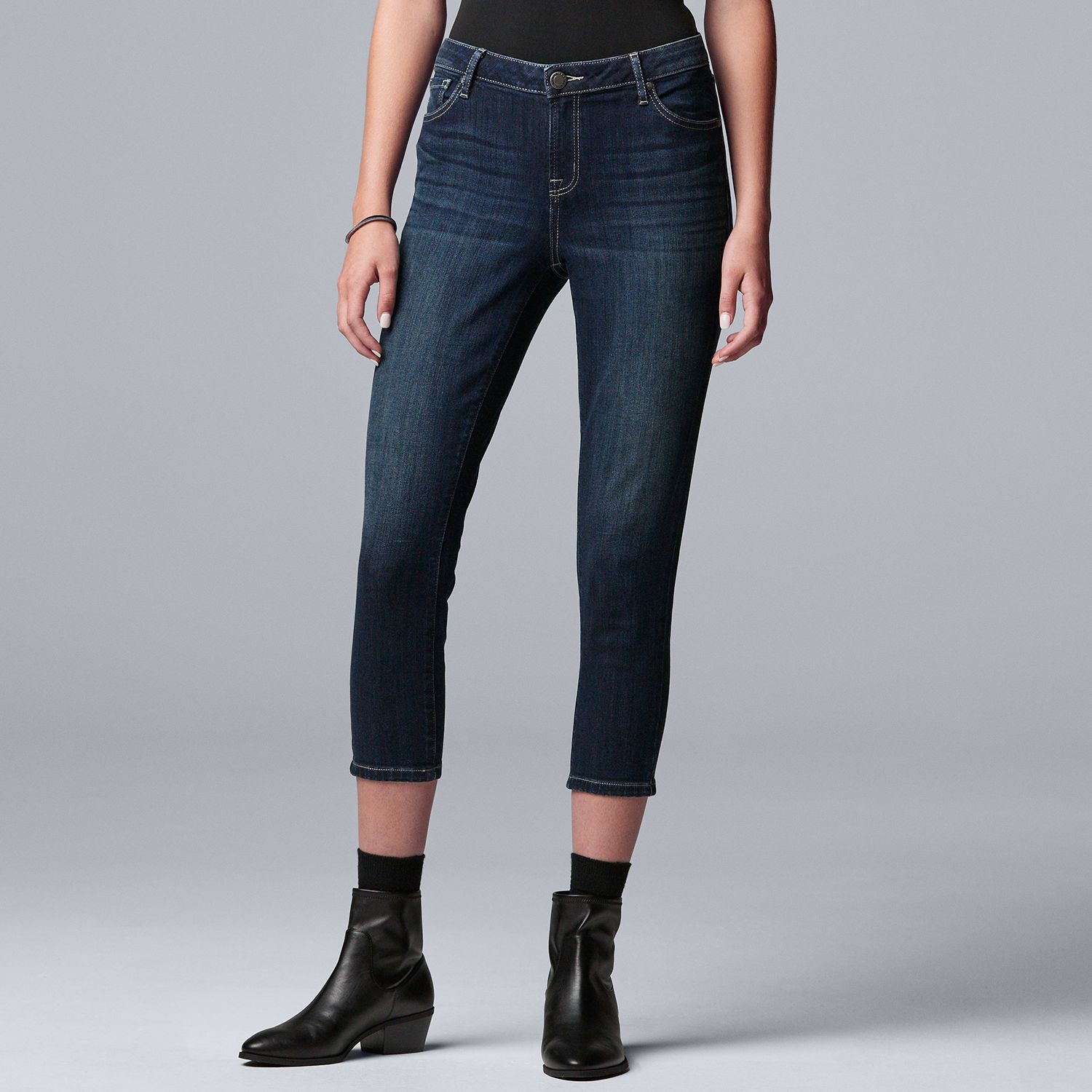 kohls vera wang capri jeans