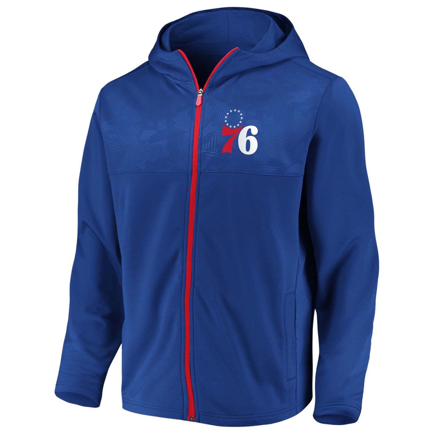 76ers zip up hoodie