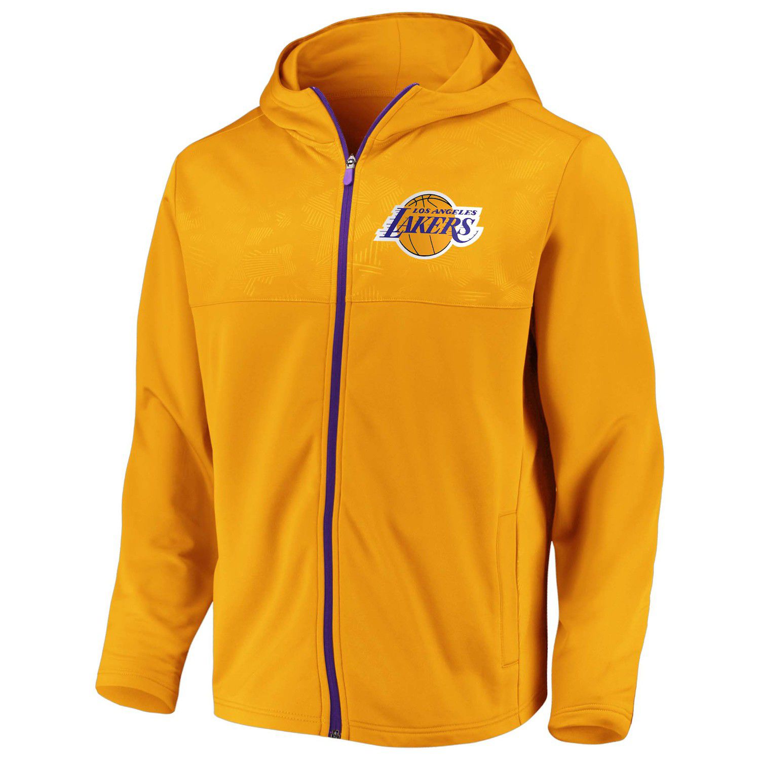 lakers zip up hoodie