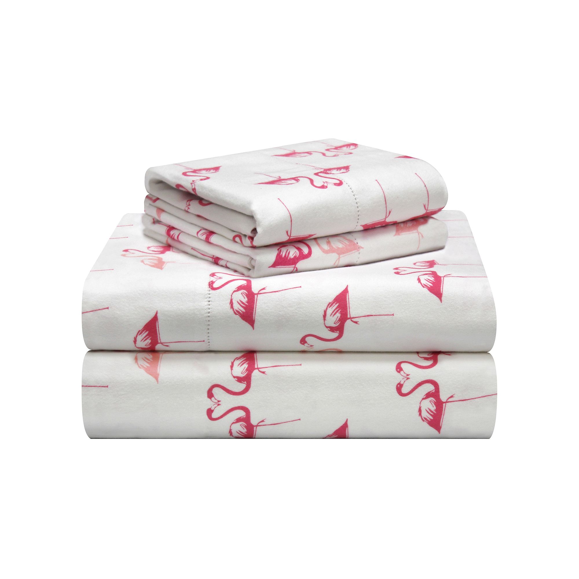 Pointehaven Luxury Flannel Sheet Set, Pink