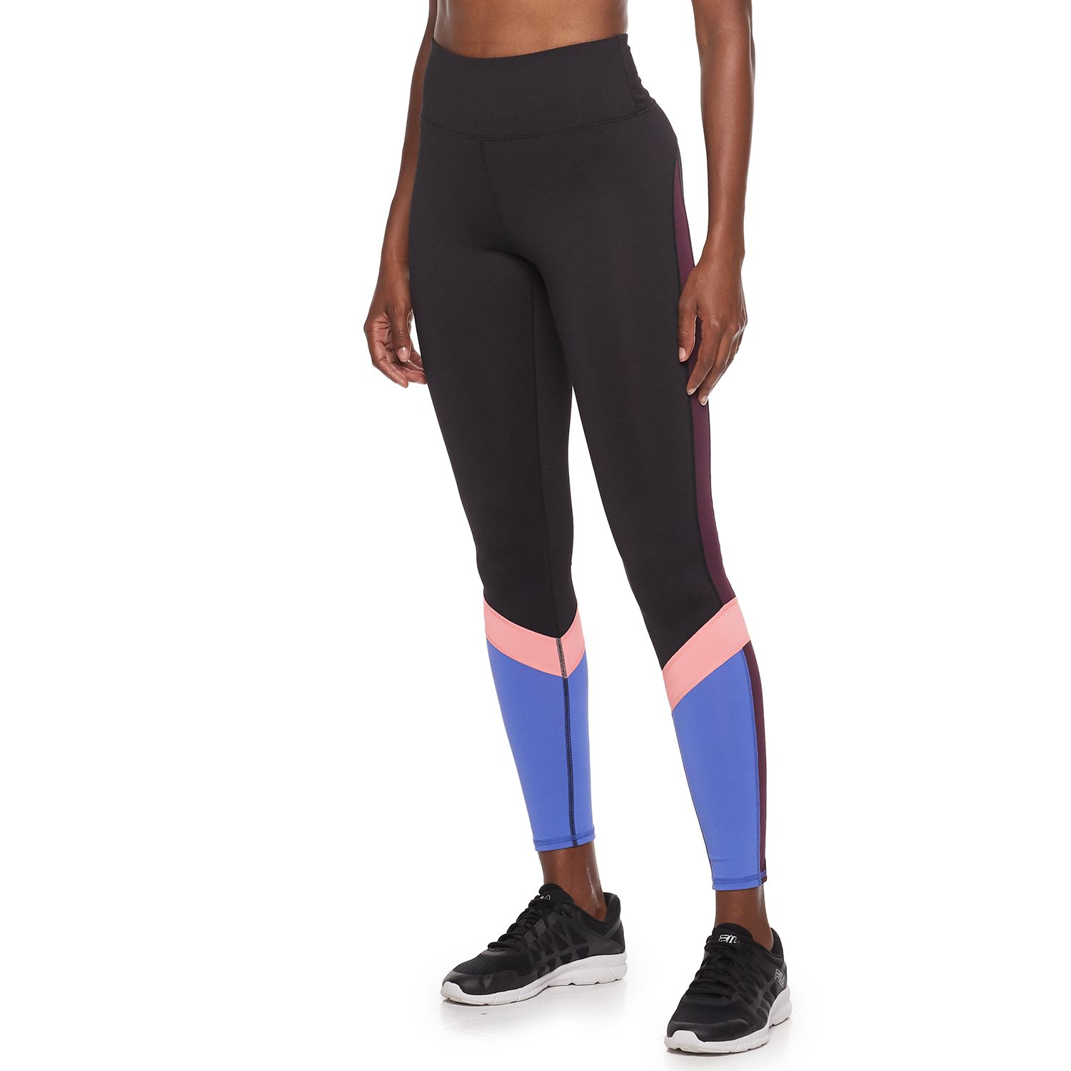 reebok linear high rise legging