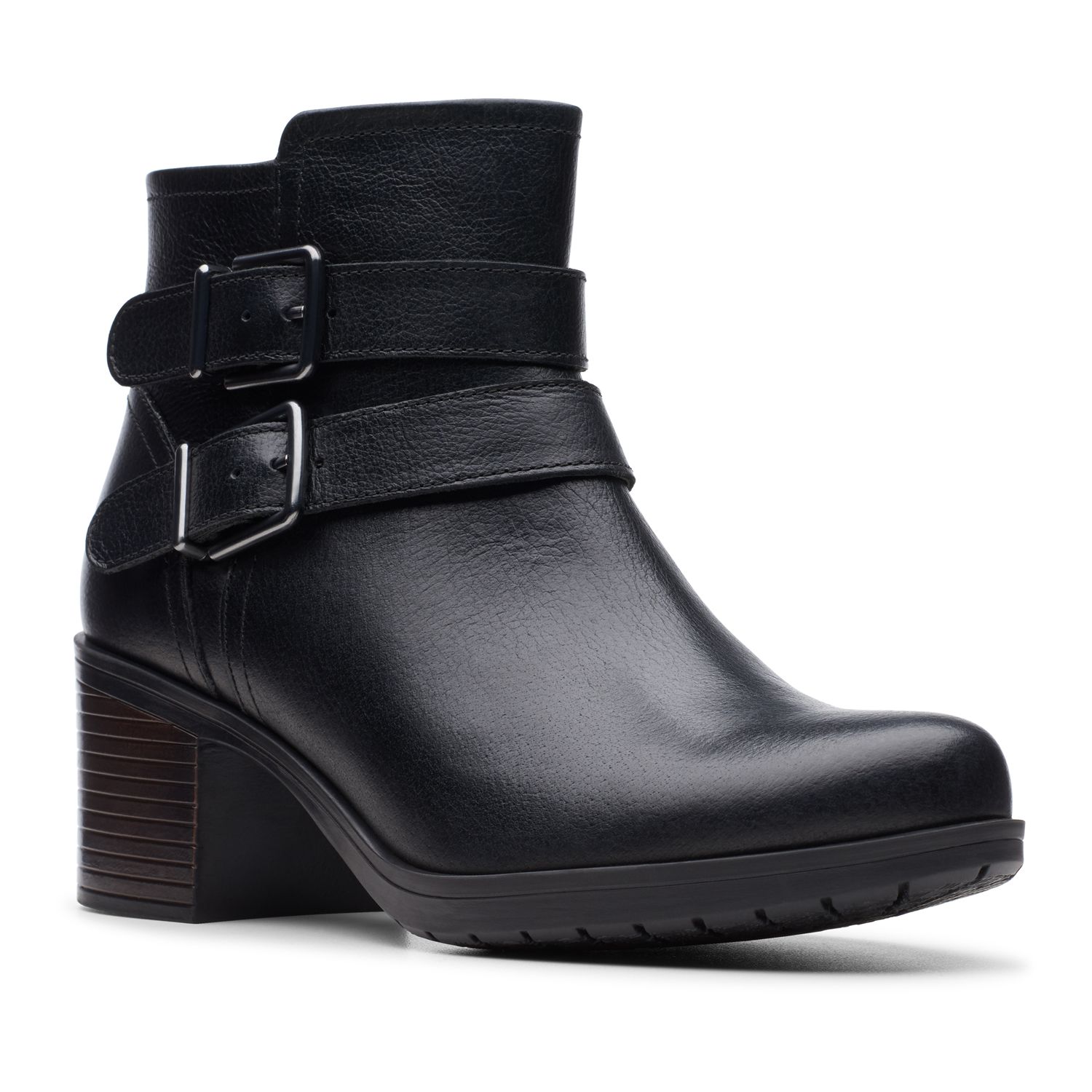 clarks buckle boots