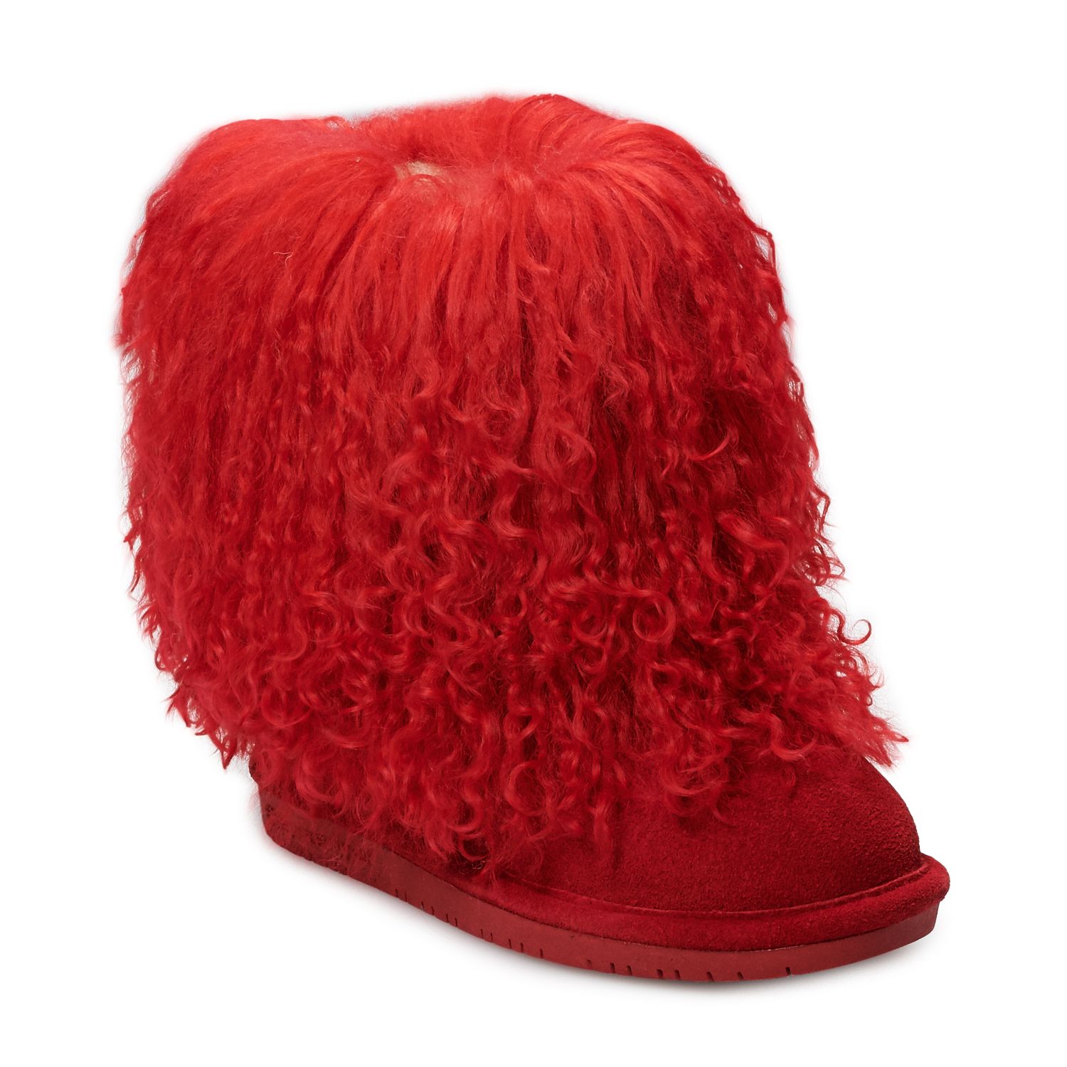 kohls red boots