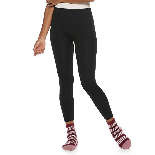 Women's Sonoma Goods For Life® Cozy Leggings & Fuzzy Socks Set