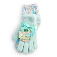 Earth Therapeutics Aloe Moisture Gloves & Socks Set - Confetti / Celedon