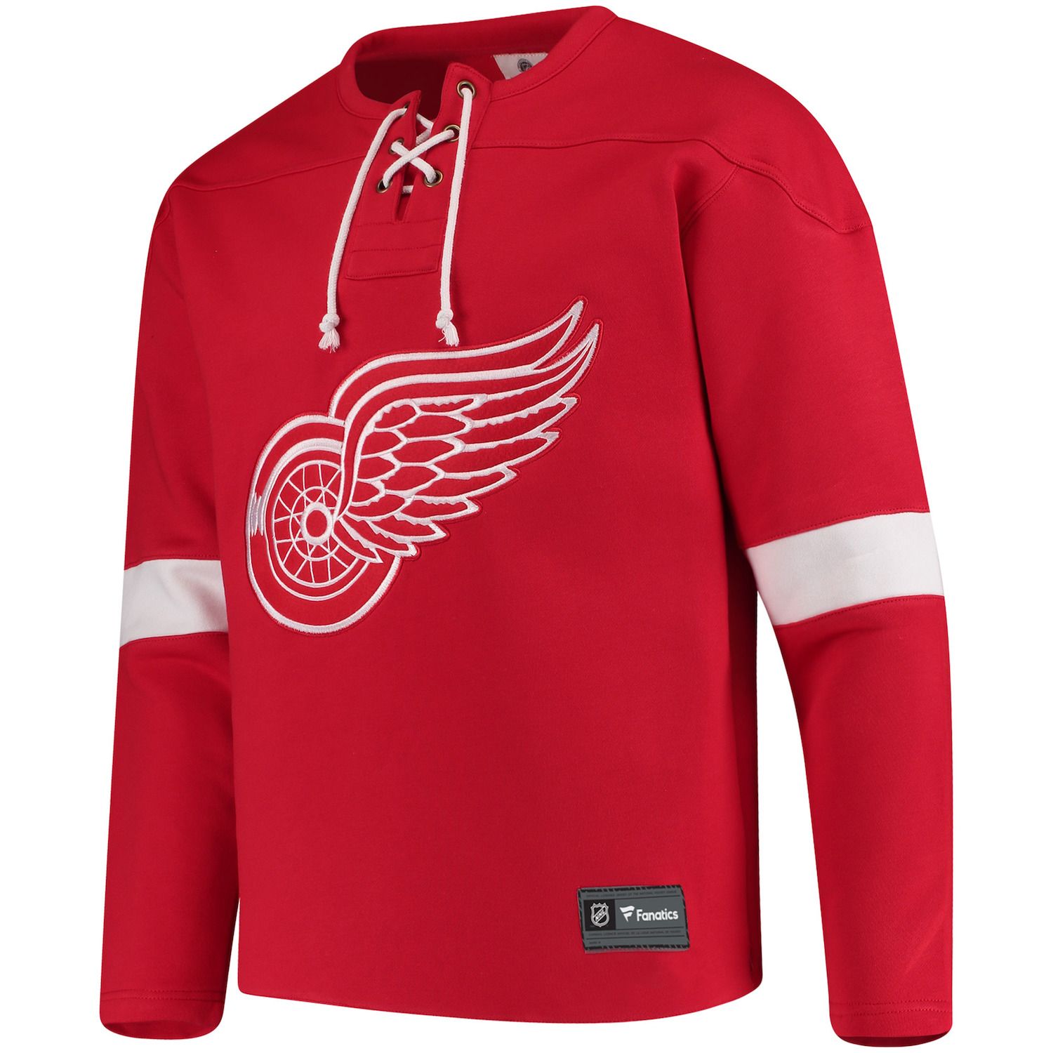 Men's Detroit Red Wings Lace-Up Jersey Tee