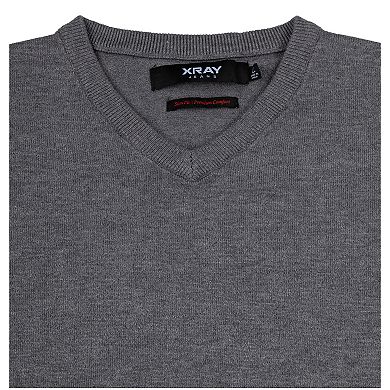 Men's Xray Fitted V-Neck Sweater