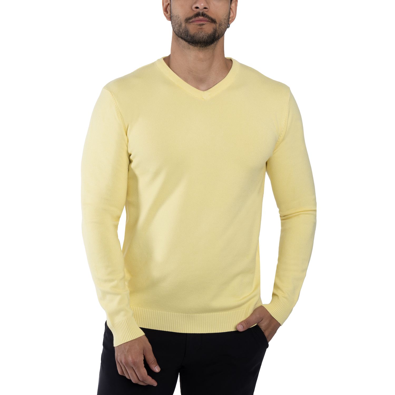 mustard sweater mens