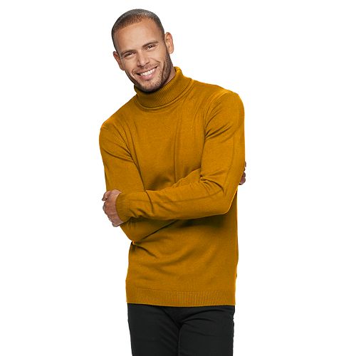 BCDshop Men Warm High Neck Cotton Blend Blouse Turtleneck Long Sleeve Top  Skivvies (Black, M) at  Men's Clothing store