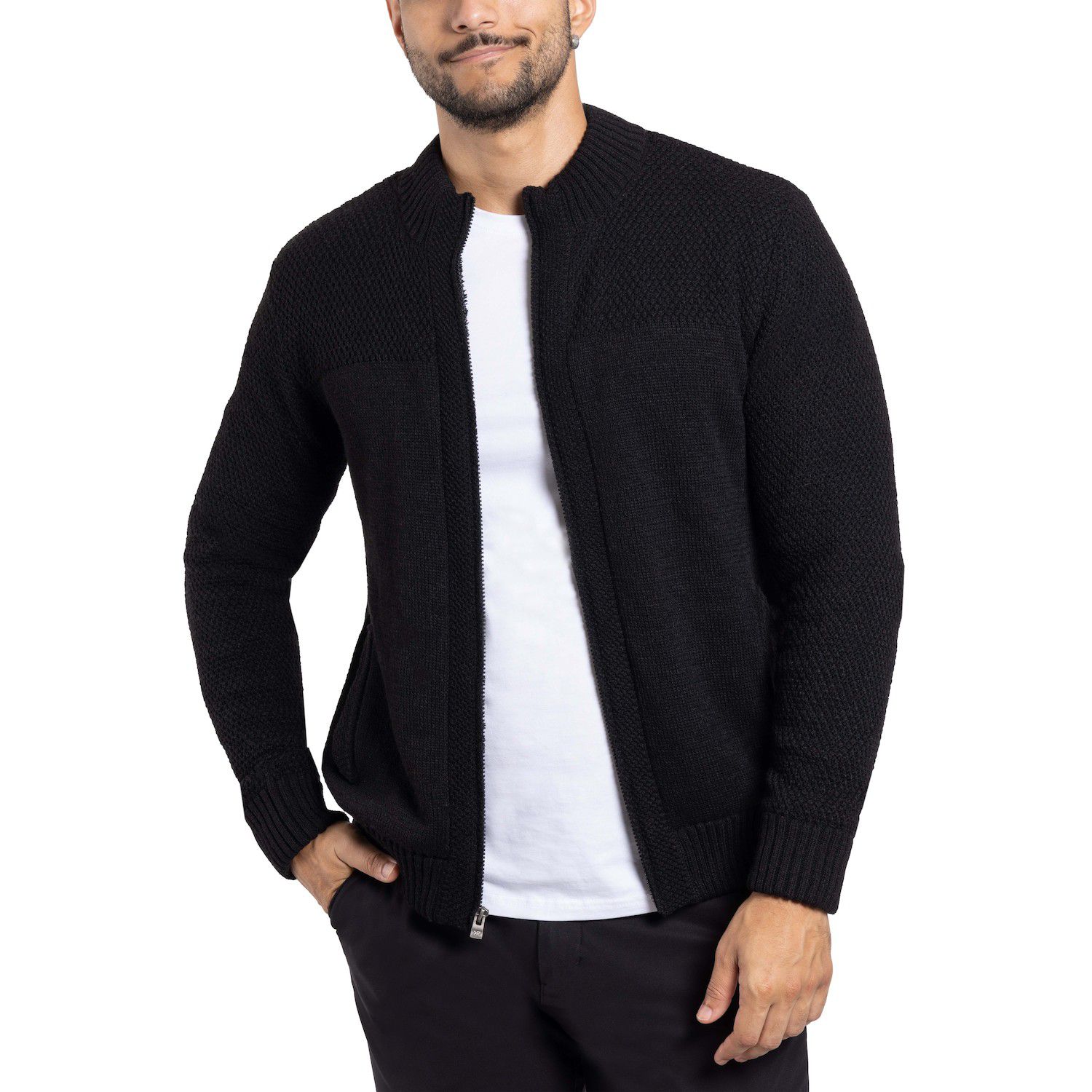 kohls mens zip up sweaters