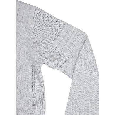 Men's Xray Zip-Up Sweater With Stand-Up Collar