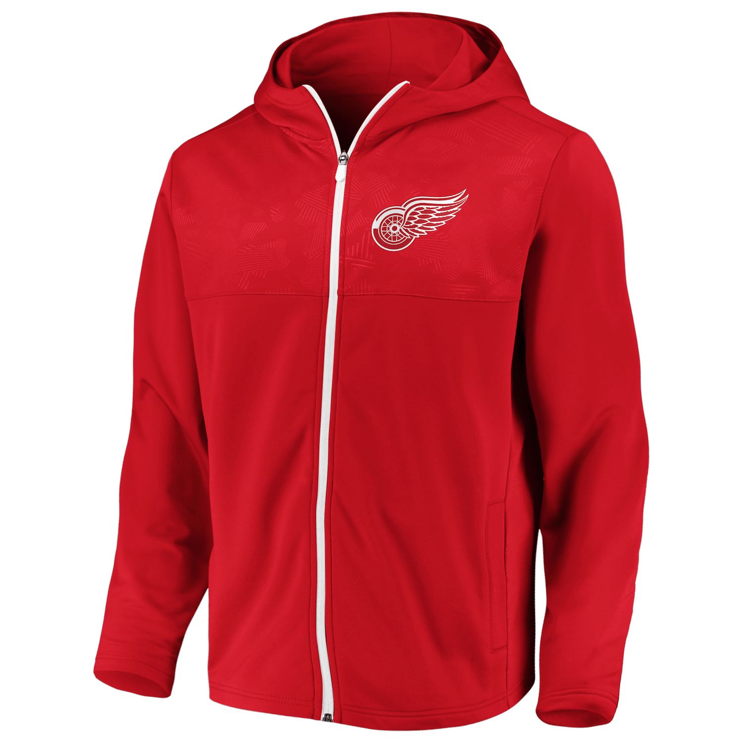 red wings zip hoodie