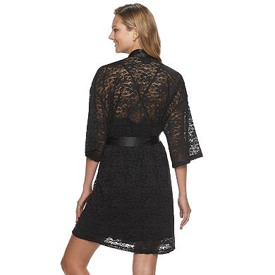 Women's Apt. 9® Solid Lace Robe 