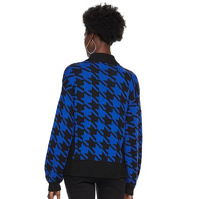 Women's Nine West Houndstooth Sweater