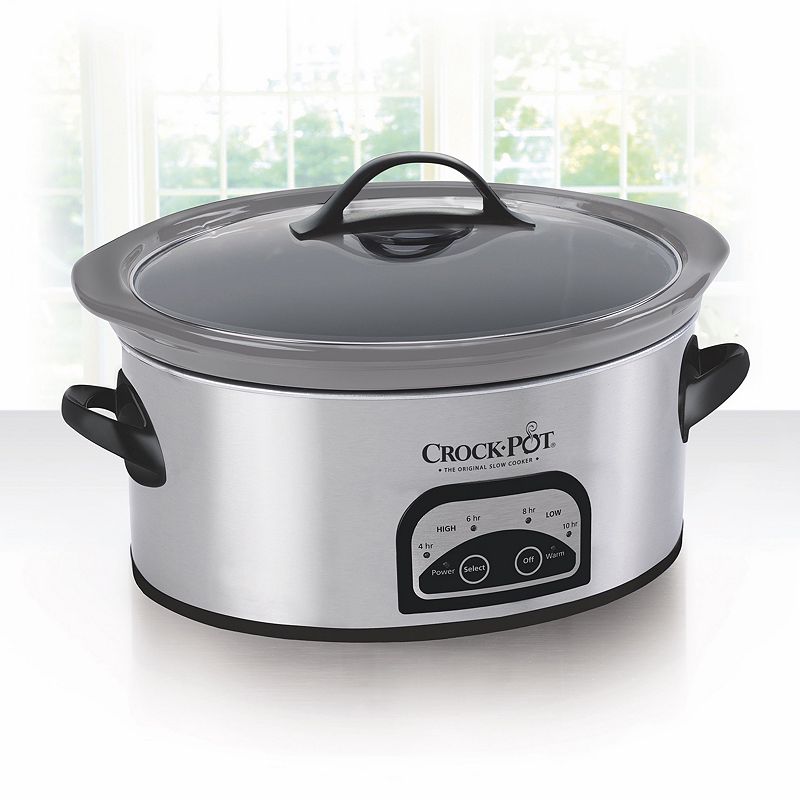 Crock-Pot® - 6qt Slow Cooker - Stainless Steel